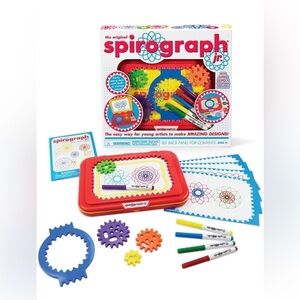 Jr. Jumbo Sized Gears Classic Retro Toy for Spiral Drawing ,Art Design Toy Kit